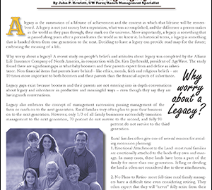 Graphic of AG LEGACY Media Post